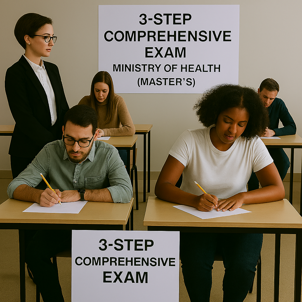 آزمون 3 مرحله‌ای جامع وزارت بهداشت(کارشناسی ارشد)